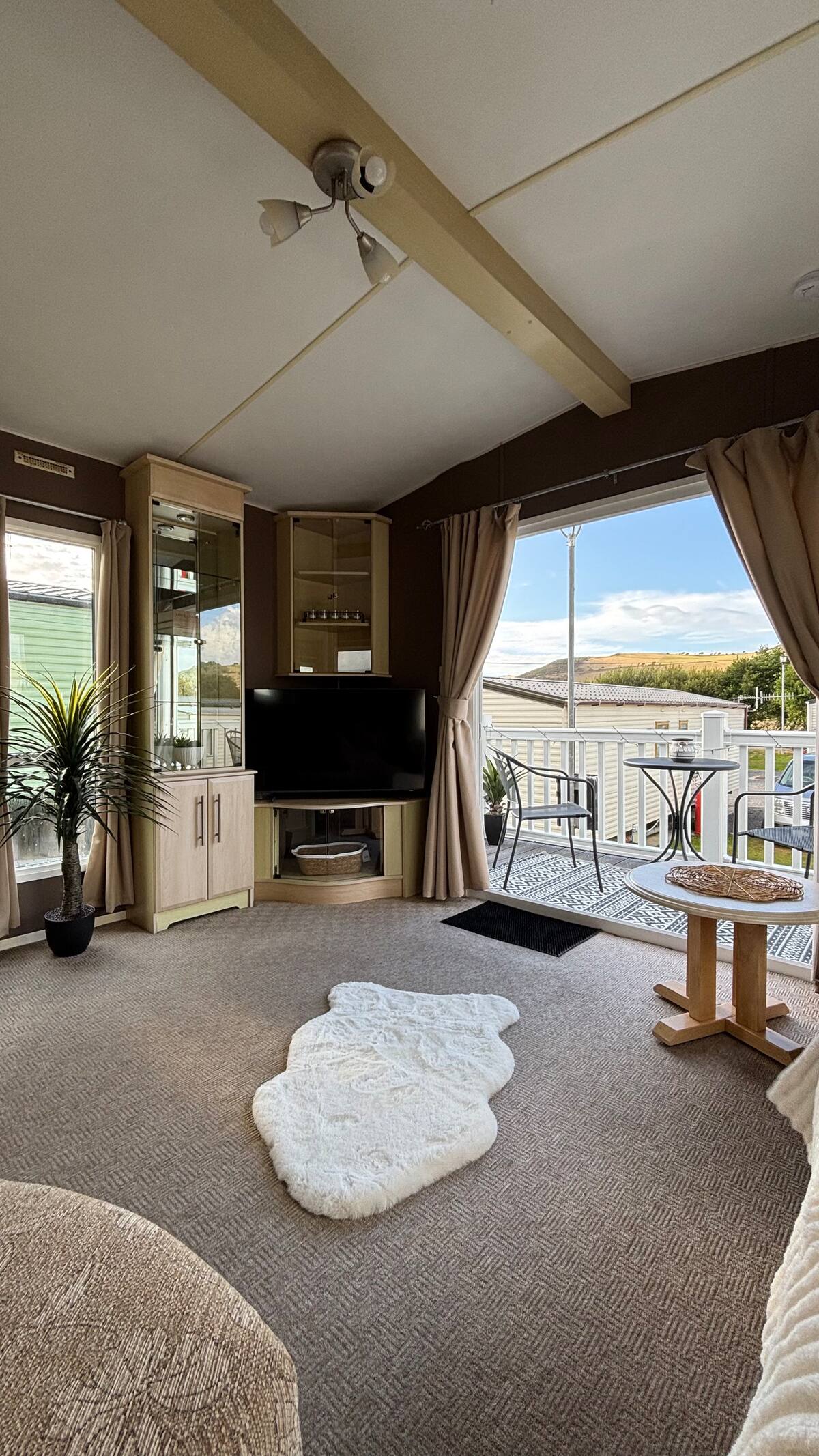 A holiday home at Clarach Bay